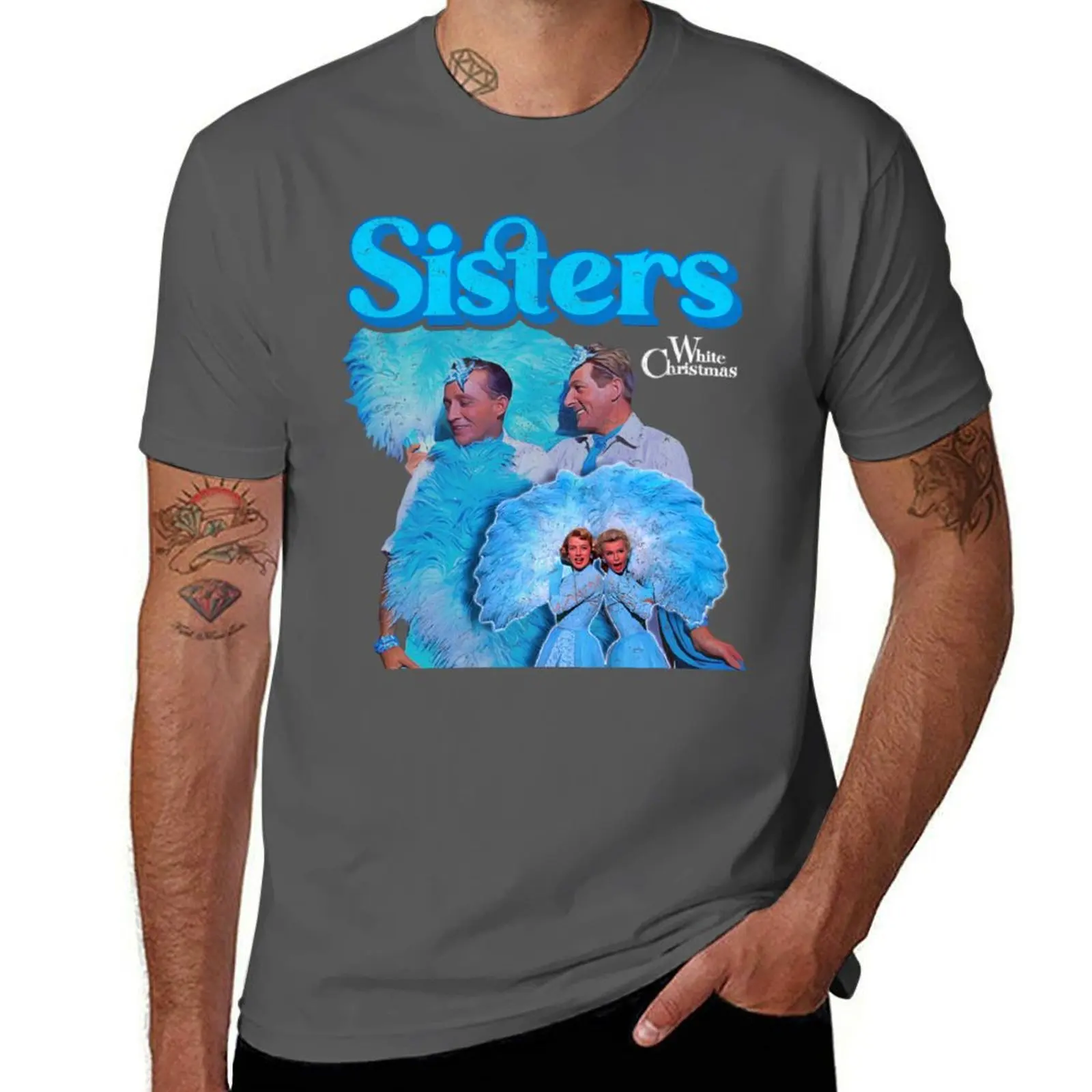 White Christmas Sisters T-Shirt Quick Dry Fishing T-Shirt