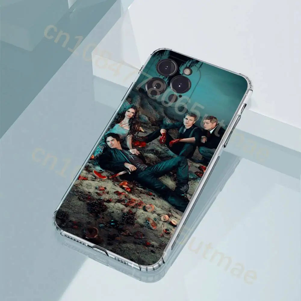 Vampire TV D-Diaries Phone Case For iPhone17,16,15,14,13,12,11,Pro,Xs,Max,Mini,Plus Antislip Shockproof Hard