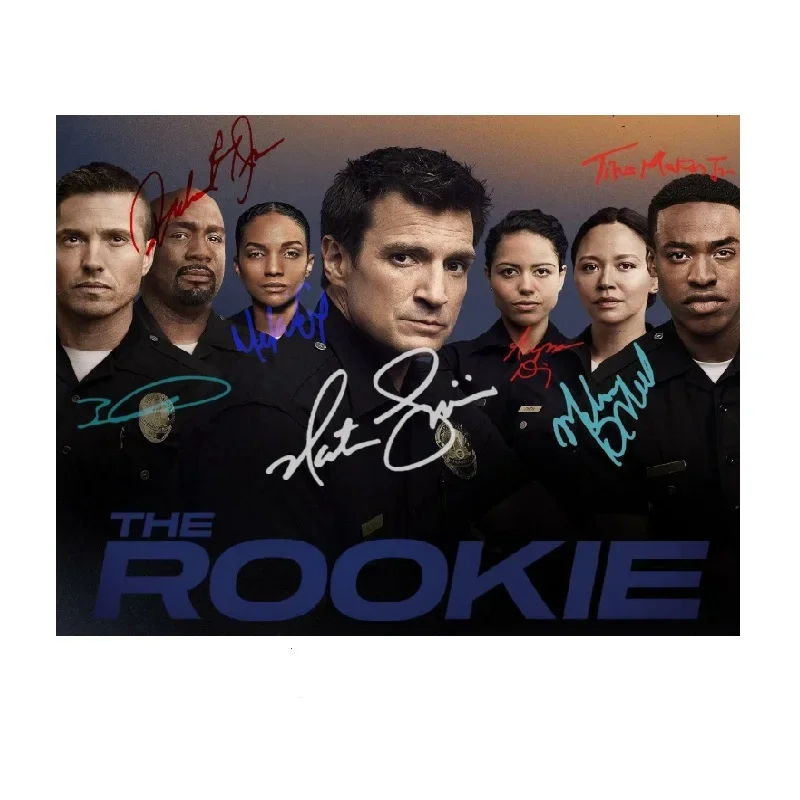 ملصق حريري مطبوع عليه صورة فنية من The Rookie، ديكور جدران منزلي
