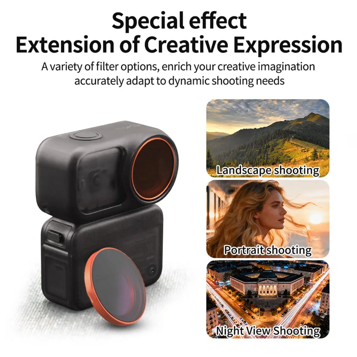 

Фильтр M05K для DJI OSMO Nano: УФ, CPL, ND8, ND16, ND32, ND64, Black Mist, Ночной фильтр, Нейтральный светоотражающий фильтр для камеры DJI OSMO Nano
