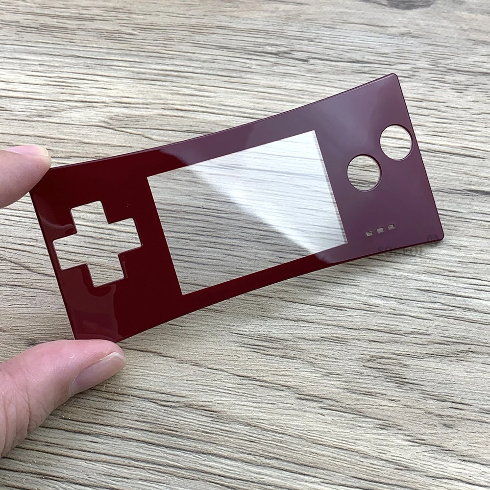 غطاء أمامي غطاء بديل ل GameBoy مايكرو ل GBM الجبهة الإسكان إصلاح جزء