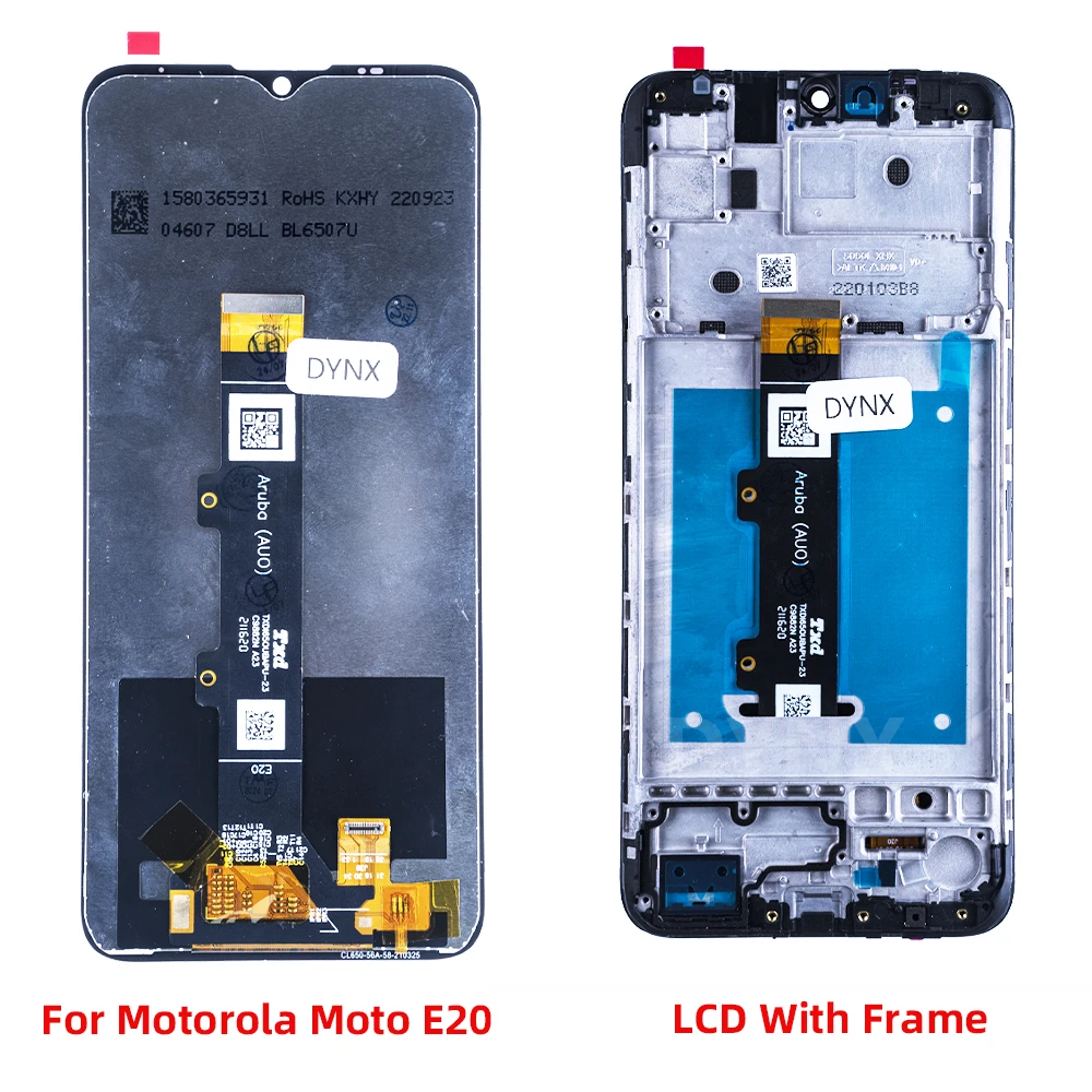 جودة عالية لموتورولا موتو E20 XT2155 XT2155-1 شاشة الكريستال السائل لوحة اللمس شاشة محول الأرقام جديد ل موتو E20 LCD