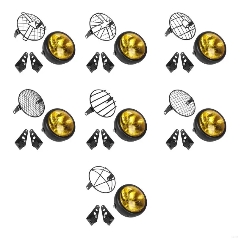 

X13d Универсальный мотоцикл Фары Узел Сборка высокой интенсивности Водонепроницаемая легкая установка, подходящая для