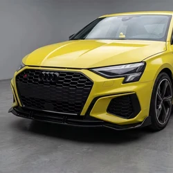 HTTYYX For Audi A3 S3 8Y S-Line 2020 2021 2022 2023 2024 Front Bumper Splitter Lip Diffuser Body Kit Spoiler Guard