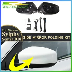 For Nissan Sentra Sylphy B18 B17 2012-2024 Car Side Mirror Folding Kit Rearview Mirror Folding Motor Engine Electric Power