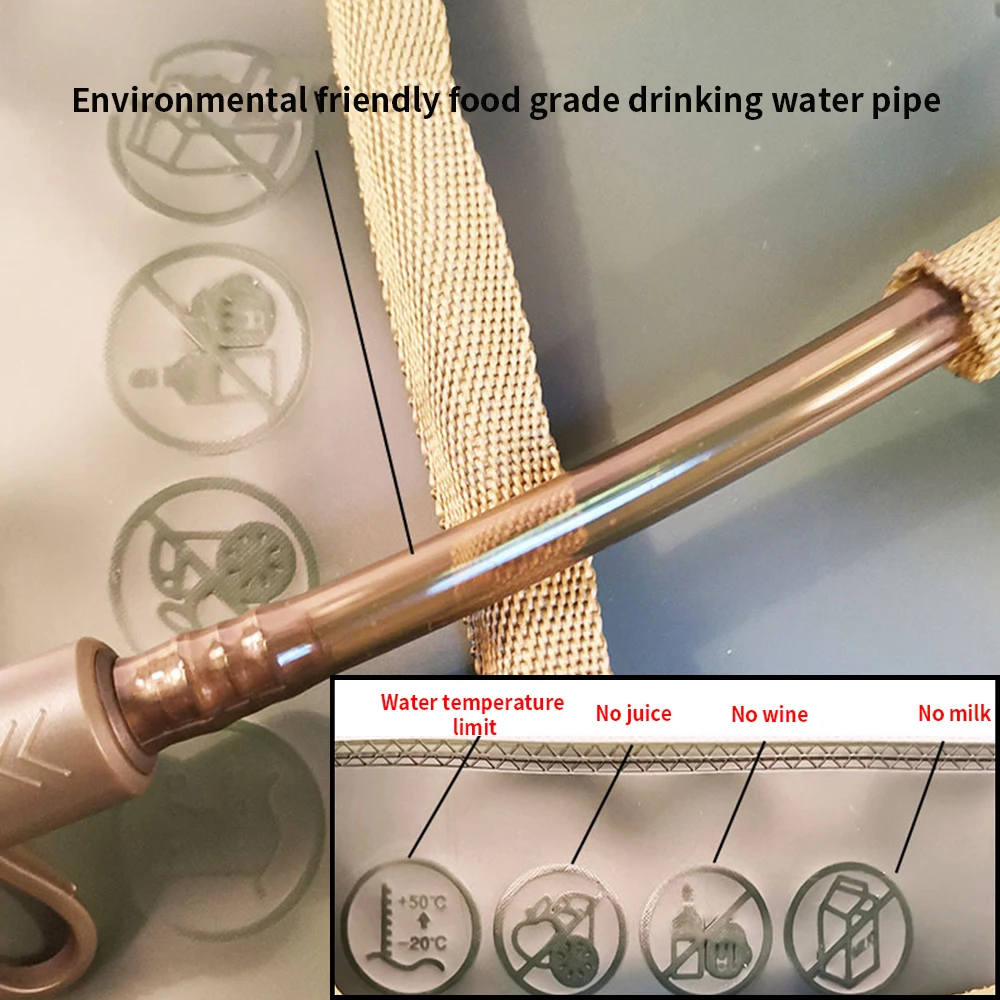 2L 2.5L 3L pęcherz wodny zbiornik na wodę plecak z systemem hydracyjnym torba do przechowywania BPA bezpłatna składana Camping biegnąca kamizelka