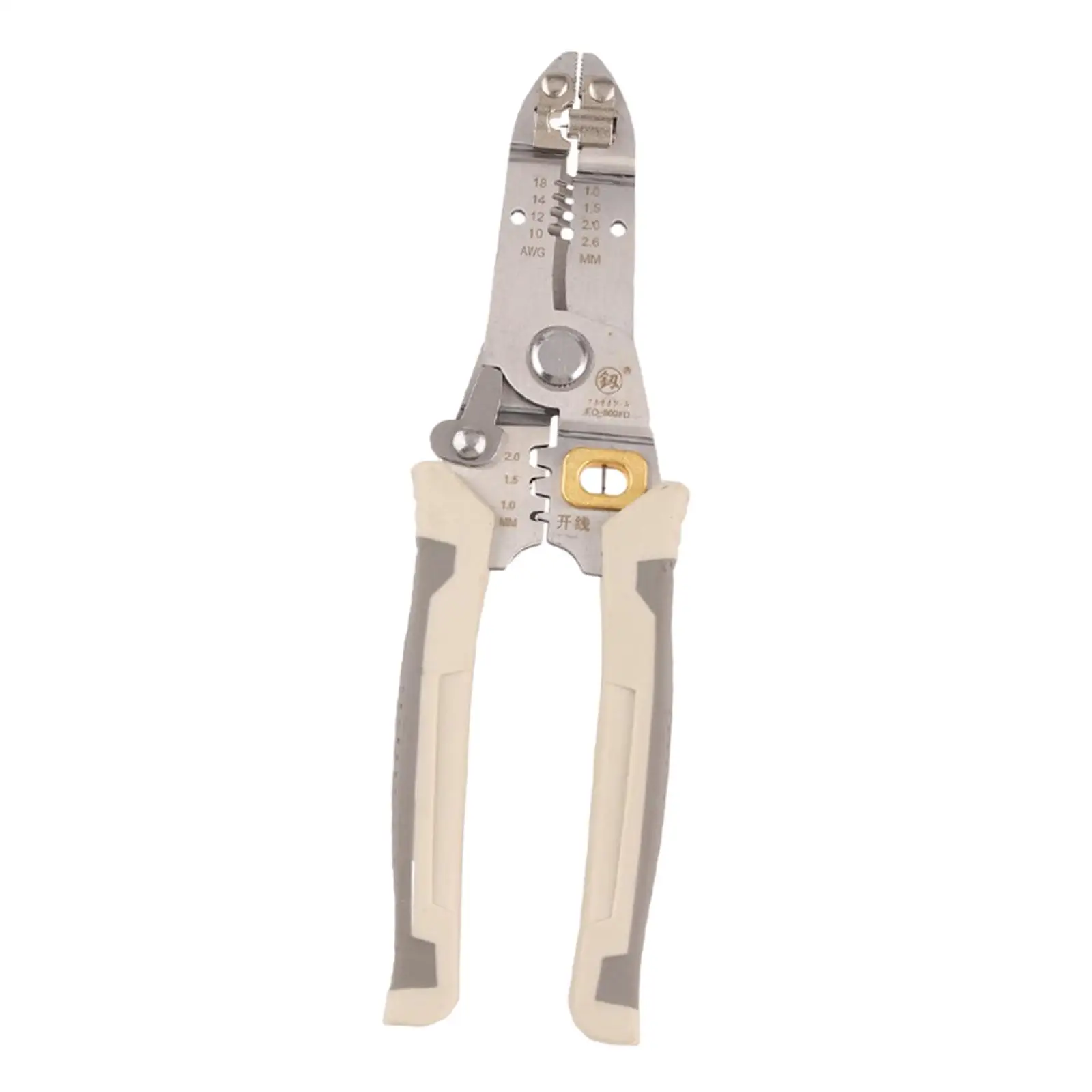 Wire Stripper Electricians Crimper Tool Wire Cutter and Wire Stripper for Winding Splitting Wire Cutting Pressing Pulling