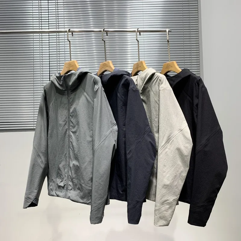 

Premium Men's Jaet Outerwear Windproof Waterproof Breathable Fabric Sl High-End Spring Faion Urban Sle Long Sve