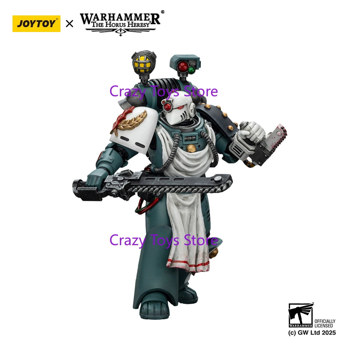 

In Stock JOYTOY Warhammer 40K 1/18 Action Figure Sons of Horus Legion Apothecary Legion Warrior Action Figure Toy