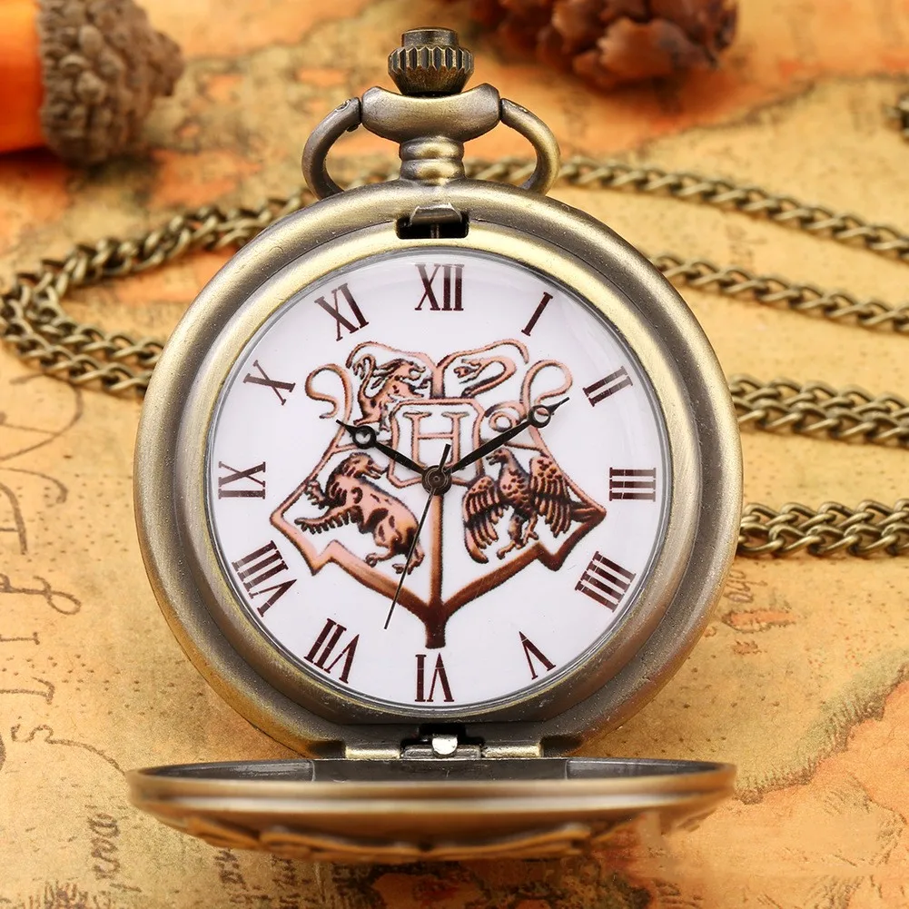 Montre de poche à quartz classique pour hommes, horloge FOB, pendentif, animal, drôle, vintage, chaud, savoir, cadeaux populaires pour garçons, filles, enfants