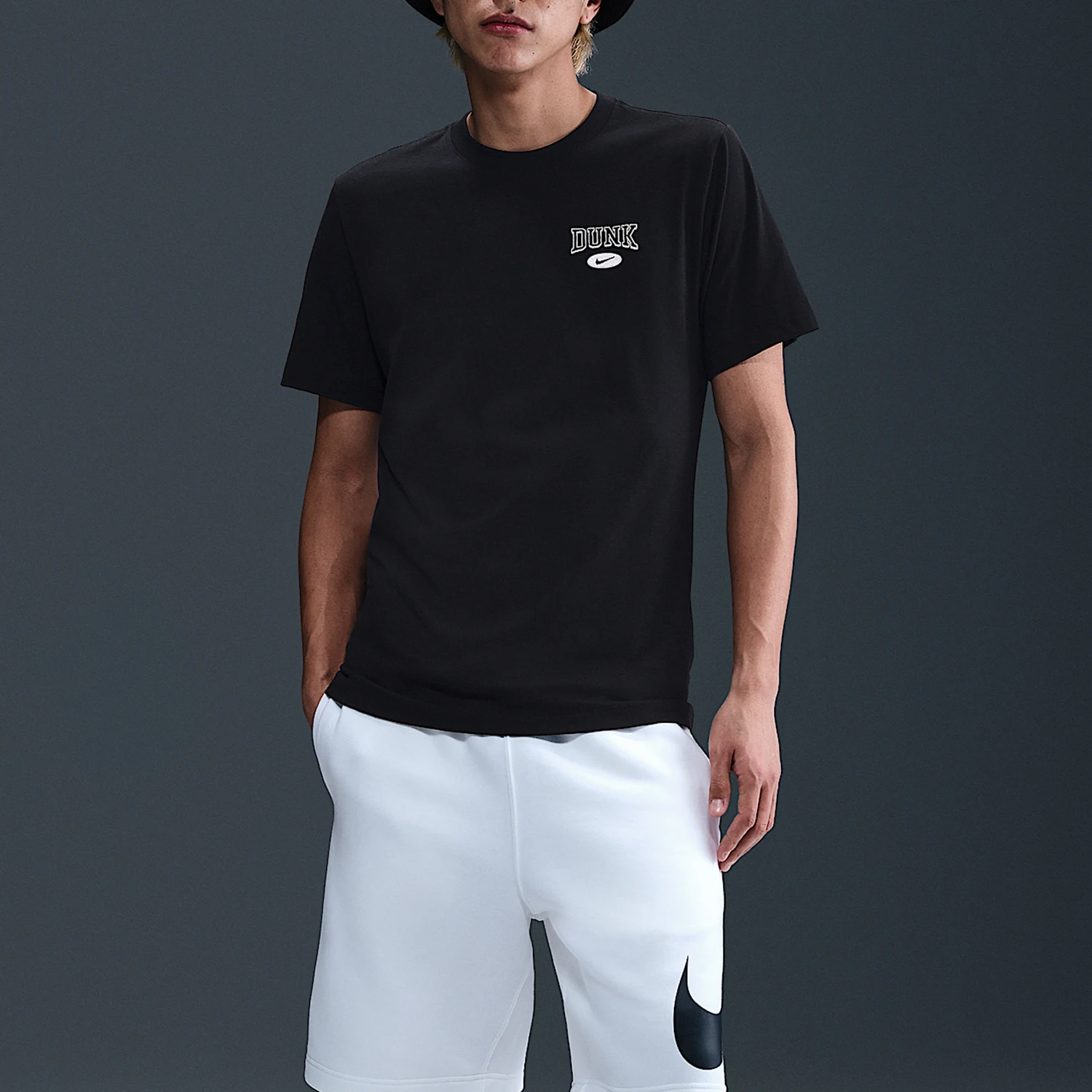 ナイキ-正規品-夏新作-メンズ-ニット-プリント-ラウンドネック-半袖-tシャツ-hj0773-010