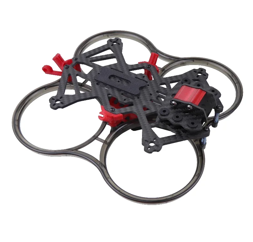 3D Printing HSKRC CC30 O4 3-inch Ducted Fan FPV Racing Car Frame Carbon Fiber for O4 PRO/O3/Analog HD Image Transmission