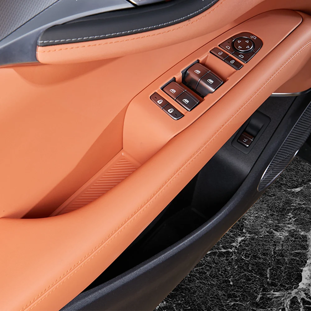 

4 PCS For 2024 2025 BYD Sealion 7 EV Dedicated Car Door Lifting Window Panel Silicone Pad Interior Modification Panel Sticker