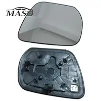 Espejo retrovisor lateral calefactable para puerta de cristal con placa Base para Suzuki Grand Vitara 2005-2015 8474078 K30000 Vidrio blanco