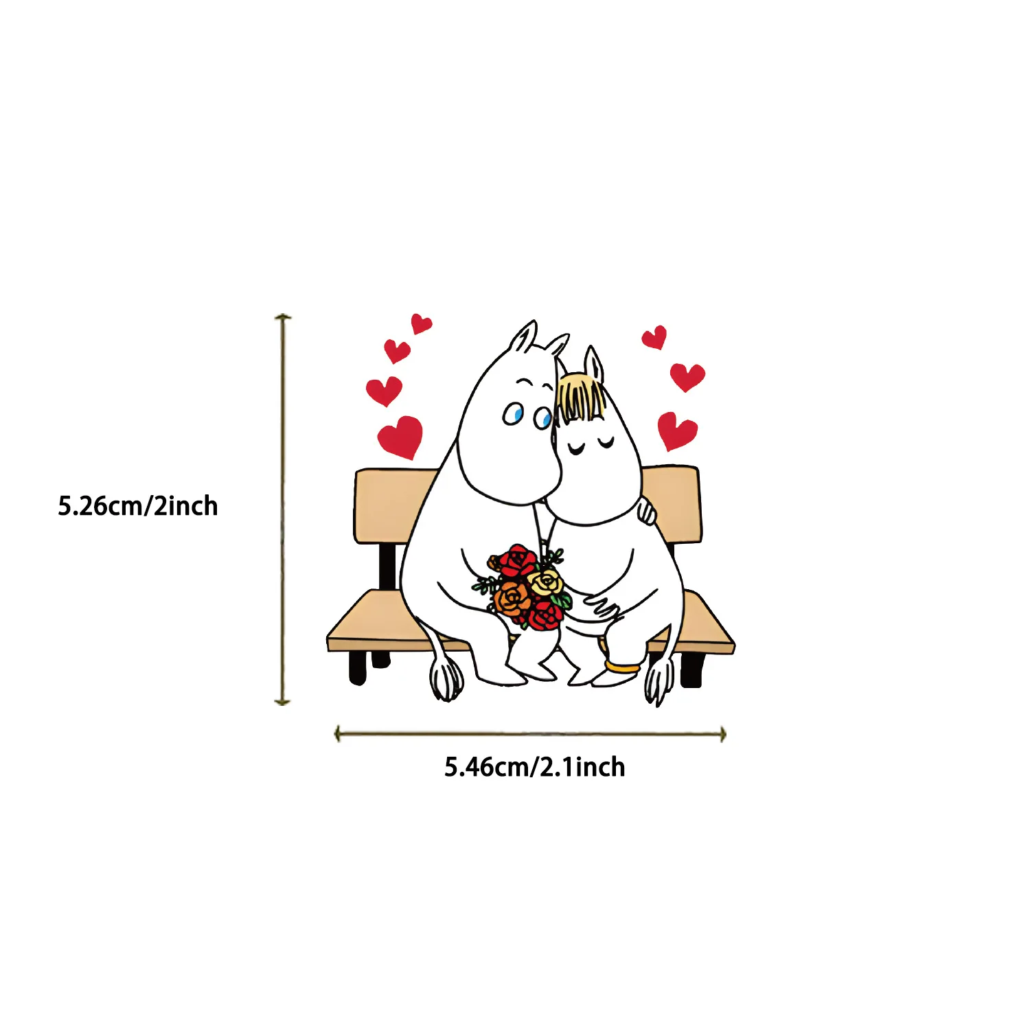 50 قطعة الكرتون الفنلندية وادي مومين الرسوم المتحركة ملصقات الجمالية الكتابة على الجدران الشارات للأطفال محمول الأمتعة سجل القصاصات مذكرات ملصق