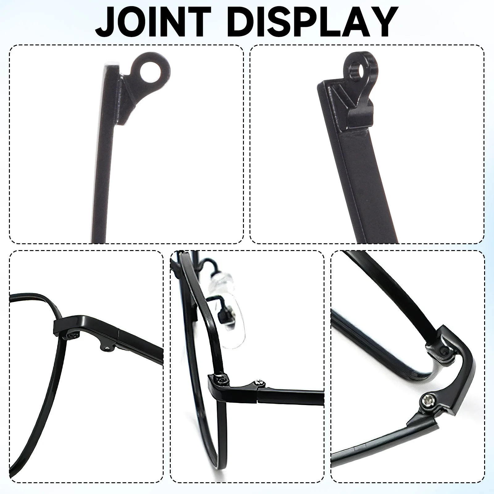 1 زوج النظارات المعدنية معبد استبدال الأسلحة للنظارات الشمسية القراءة إطار نظارات دائم العالمي صالح النظارات إصلاح أجزاء