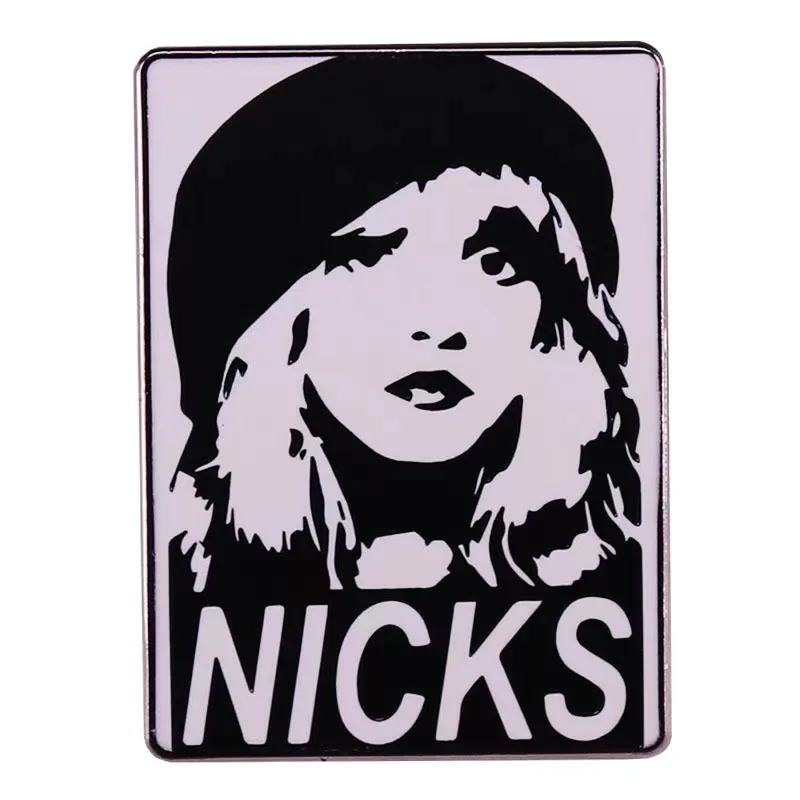 Rock Band Badges Music Album Singer Brooches Backpack Pins Fan Collection Pins Jewelry Gifts for Friend Clothes Accessories