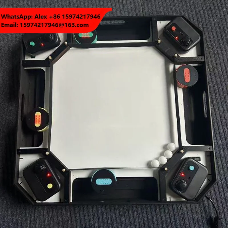 Custom Made DIY Arcade Multiplayer Competition With Joystick Air Hockey Electronic Hyperlaps Table Game Mini Game Board Machine
