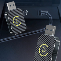 Wireless Carplay Android Auto Adapter Plug&Play 2 in 1 Mini Box BT CarPlay AI Box for Wired CarPlay/Andriod Auto Cars