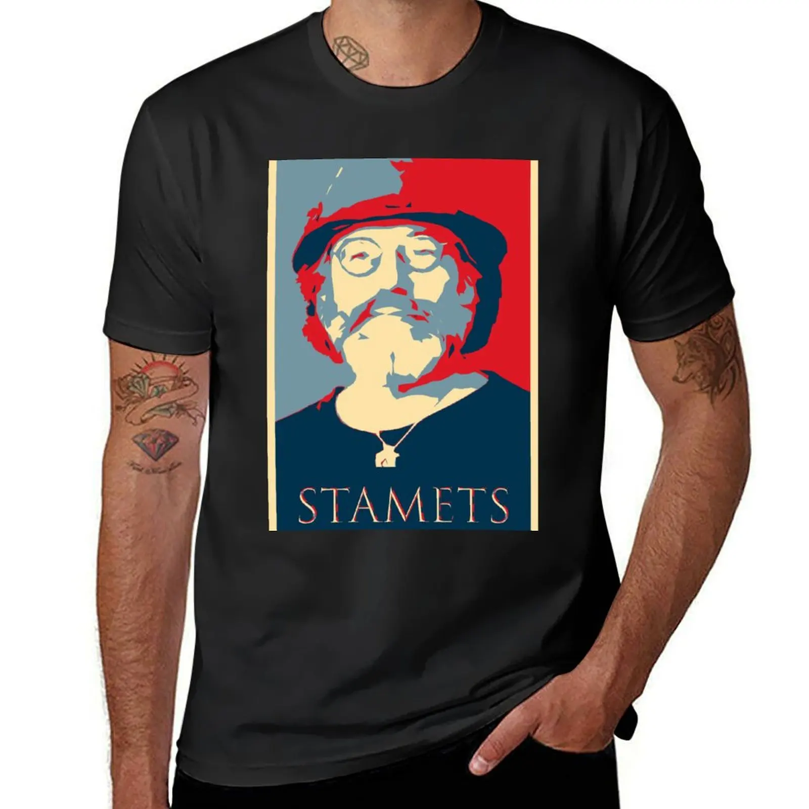 

Мужская футболка большого размера Paul Stamets