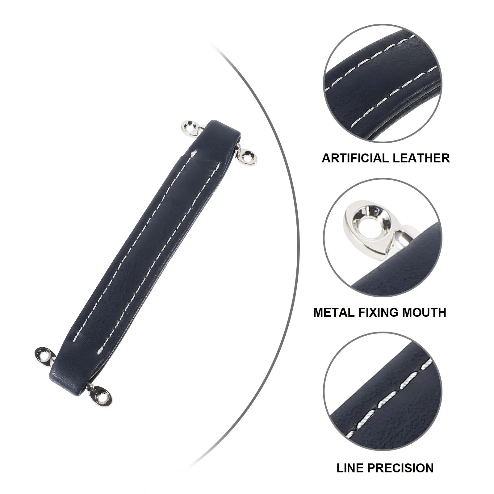 

Handle For Audio Amplifier Speaker Cabinet Durable Artificial Reinforced Steel Bar Lightweight Portable