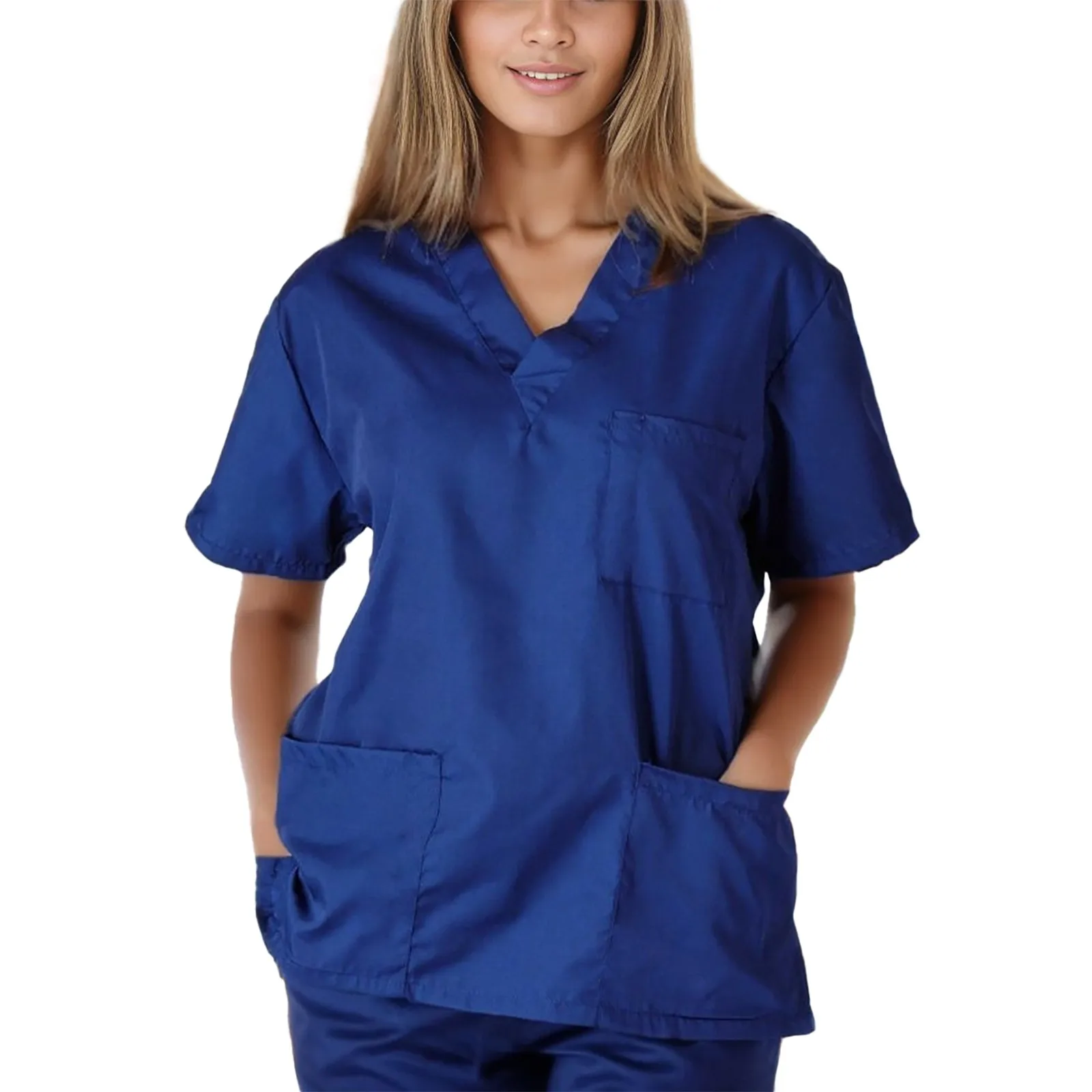 2024 Casual Dentistry Surgical Uniform Pet Grooming Non-sticky Hair Workwear  Nurse Uniforms Women Sets Thin and Light Clothes