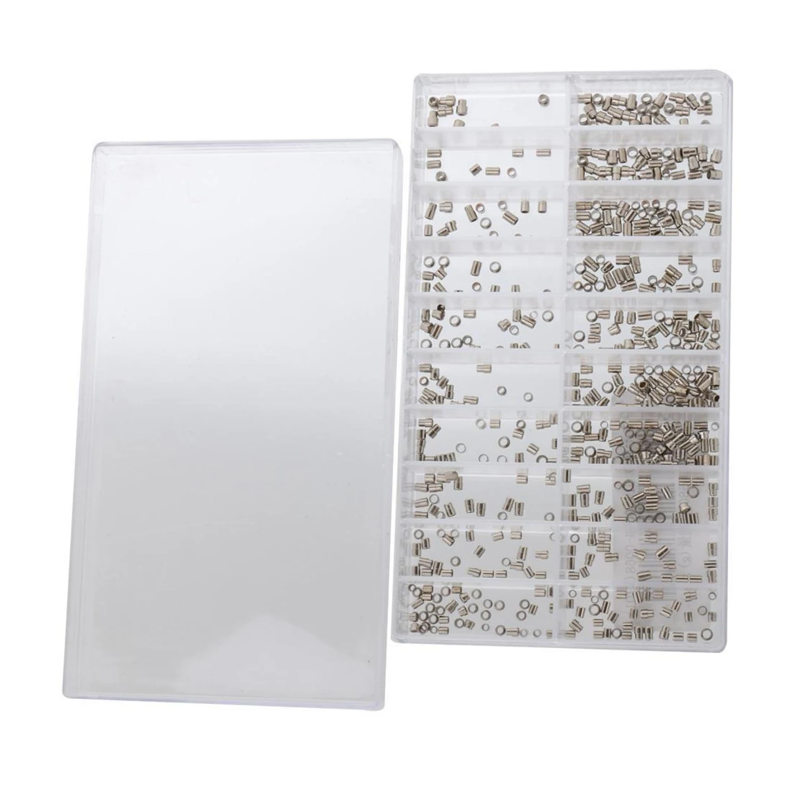 

500 шт., металлический корпус для часов разных размеров, набор трубок с короной, инструмент для ремонта короны часов, сменный аксессуар для часовщика