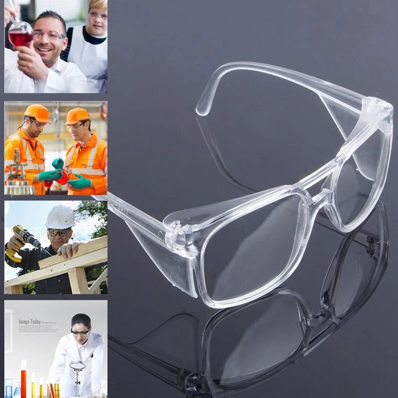 

Clear Safety Work Lab Goggles Eyewear Glasses Eye Protective Anti Fog Spectacles