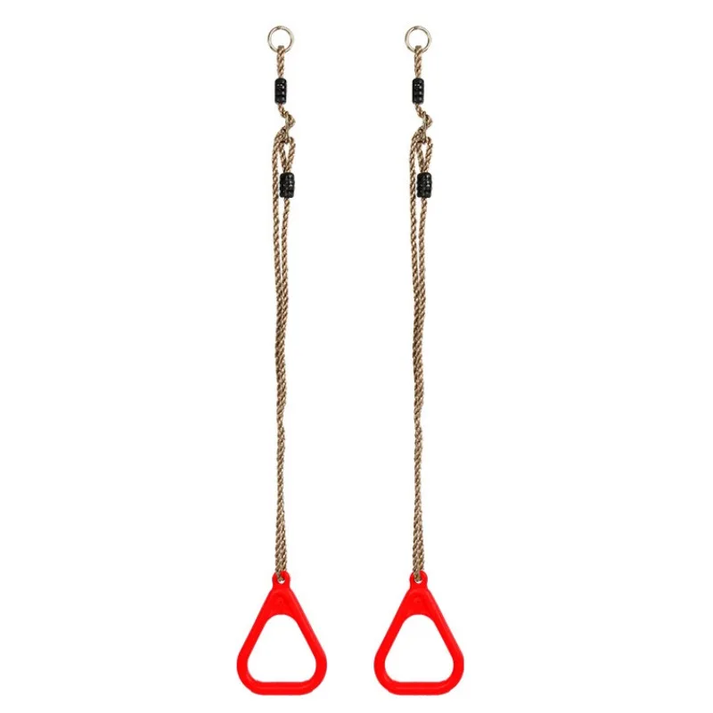 Anillos de columpios para bebés, juguete para niños al aire libre, juegos, anillo de tracción, anillos de gimnasio para niños, niño, niña, entrenamiento de brazo, anillo de dominadas, juguete deportivo