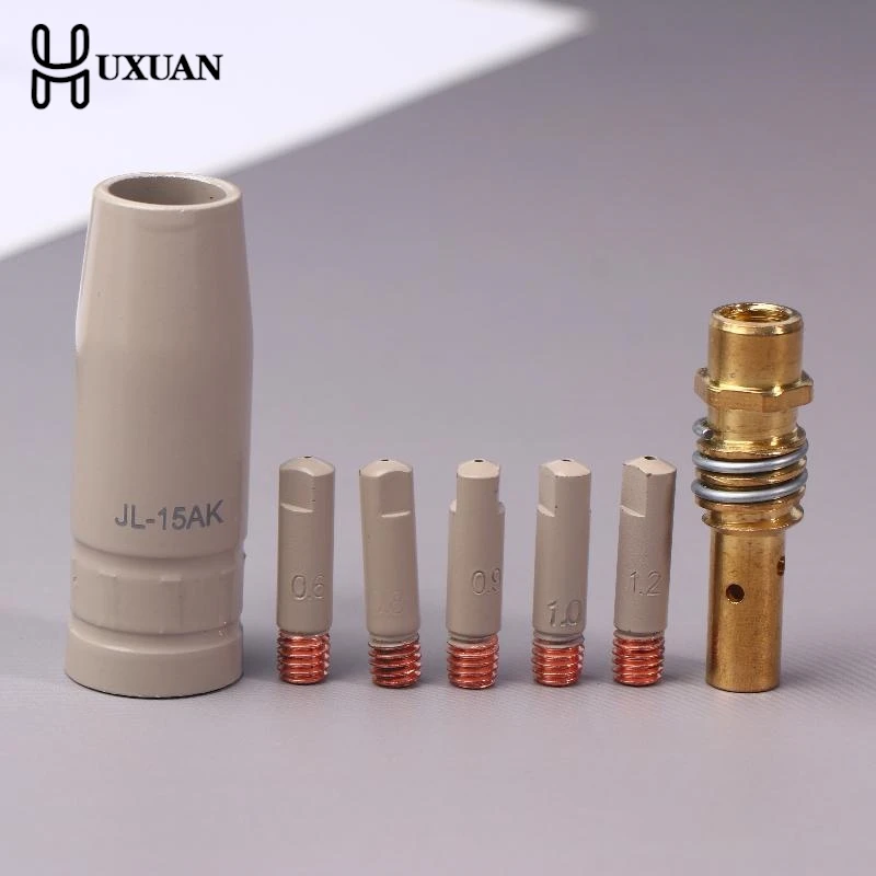 3 قطعة/الحزمة، MB-15Ak Mig طلاء السيراميك غير عصا لحام الخبث موصل فوهة واقية ملحقات محمية أوروبية