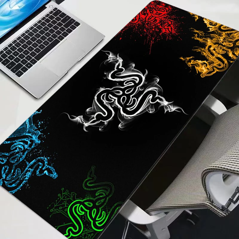 

Razer Mouse Pad PC Accessories Mousepad Large Keyboard HD Extended Pad Anime Gaming Mats Pattern Tablet Pad Anti-slip Desk Mat