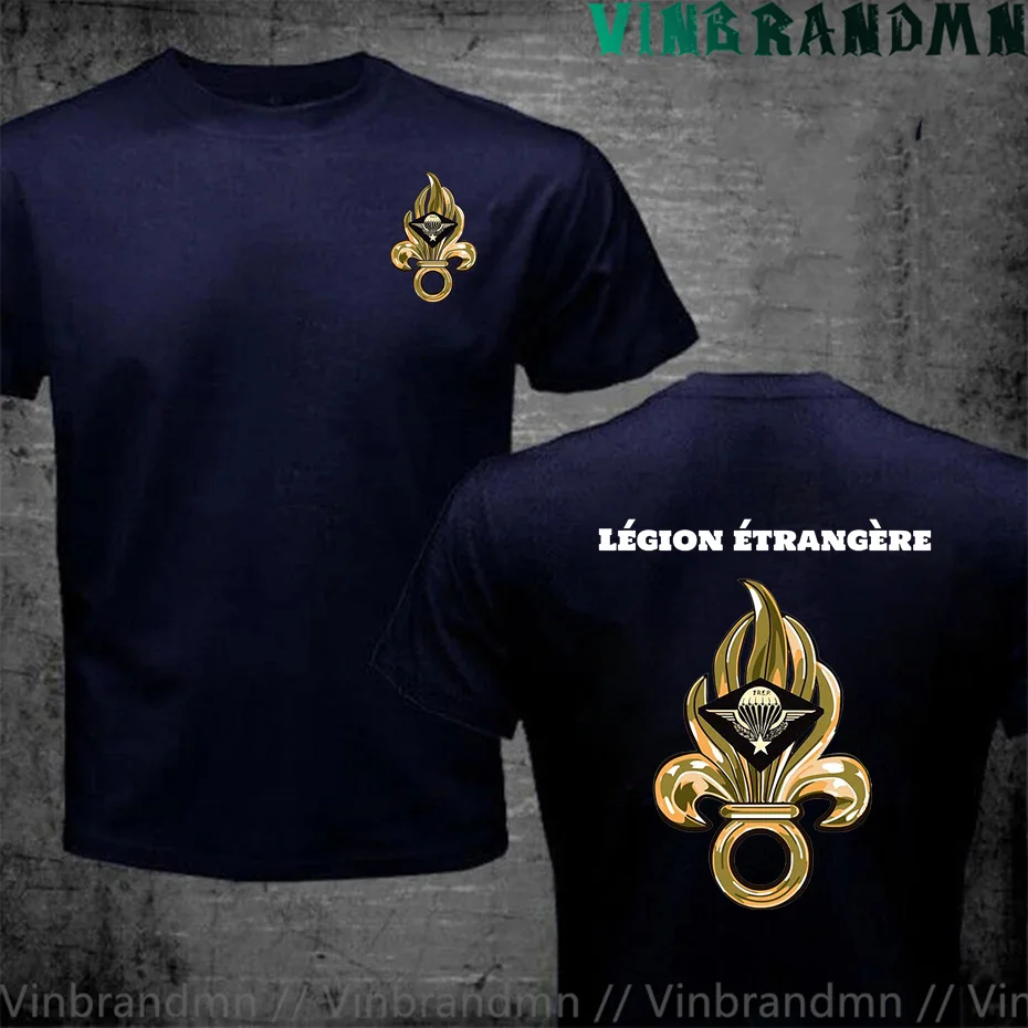 French Foreign Legion Symbol T Shirts for Male France Légion étrangère Logo T-Shirts Summer Fashion Leisure Tee Shirts Camiseta