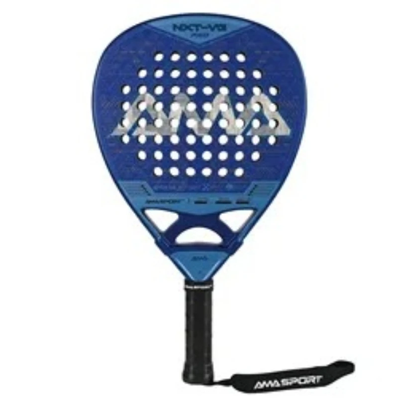 

AMASPORT 18K Carbon Silver Padel Racket With 3D Textured Surface,Smartstrap Technology Padel for Spin,Advanced Pala de Padel