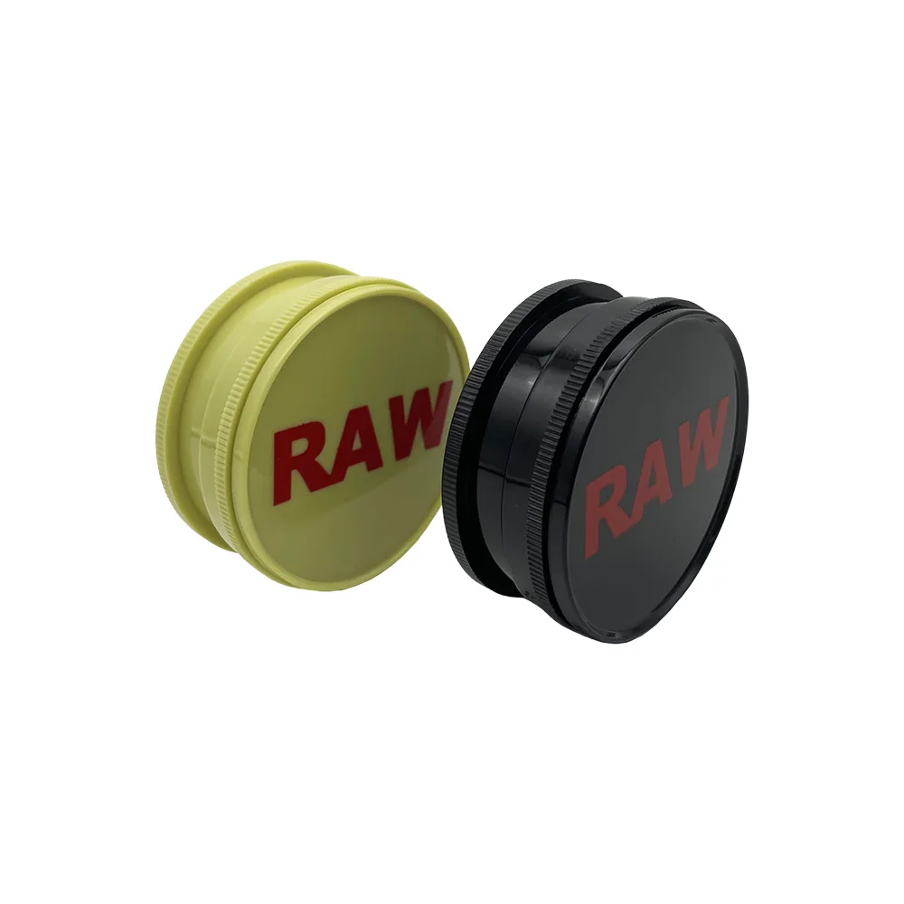 60MM Plastic Tobacco Grass Grinder Simple Herb Mill Magnetic Closing Cap 2 Layers Plastic Mill Crusher For Smoking Accessories - view 6