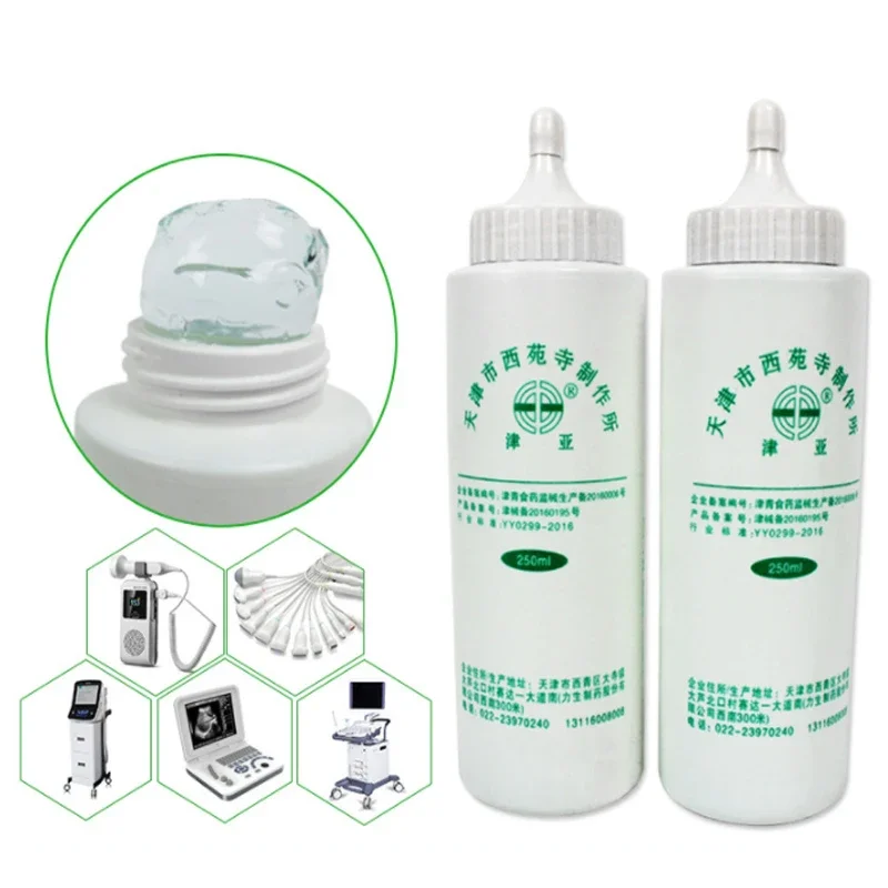 

250ML Ultrasonic Transmission Gel Coupling Conductive Jelly Couplant Ultrasound Cold Gel For Laser Hair Removal Beauty Machine