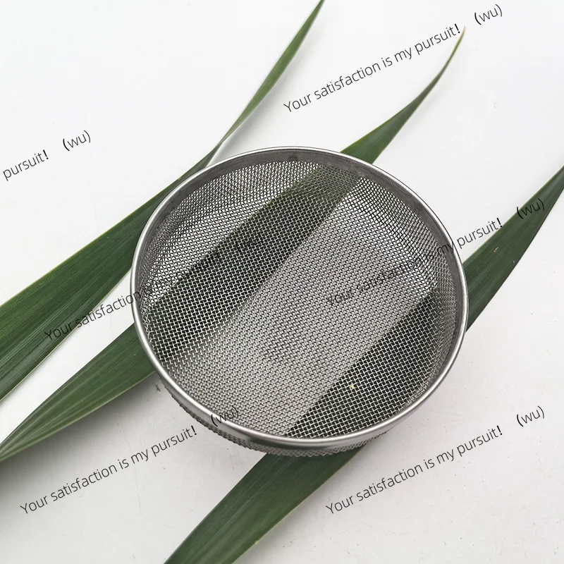 Watchmaking tool basket suitable for watch parts cleaning machines, diameter 64 mm, stainless steel