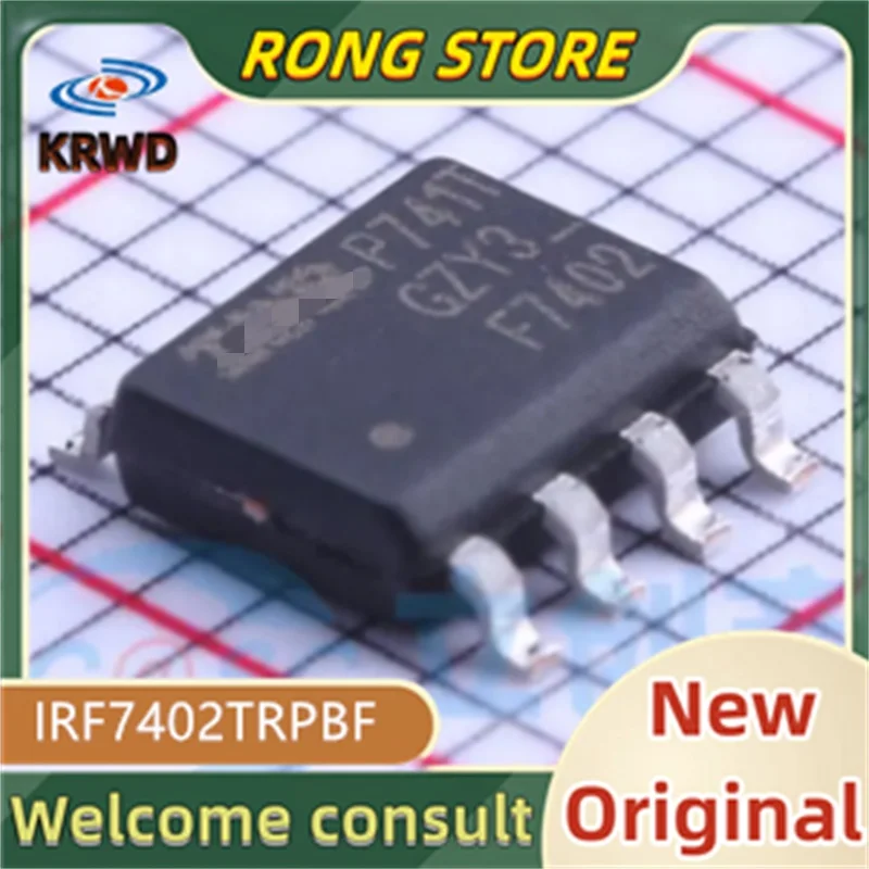 20 PZ F7402 Nuovo e Originale Chip IC IRF7402TRPBF IRF7402TRP IRF7402TR IRF7402T SOP-8