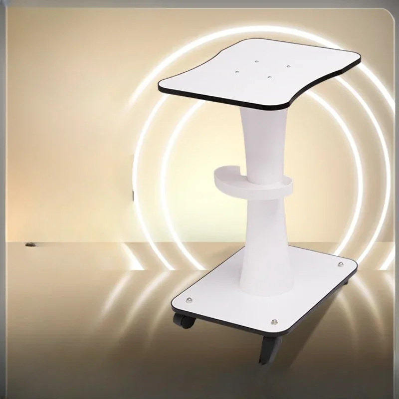 Hair Salon Equipment Cart Trolley for Beauty Instruments Compact Storage Solution for Salon Efficiency