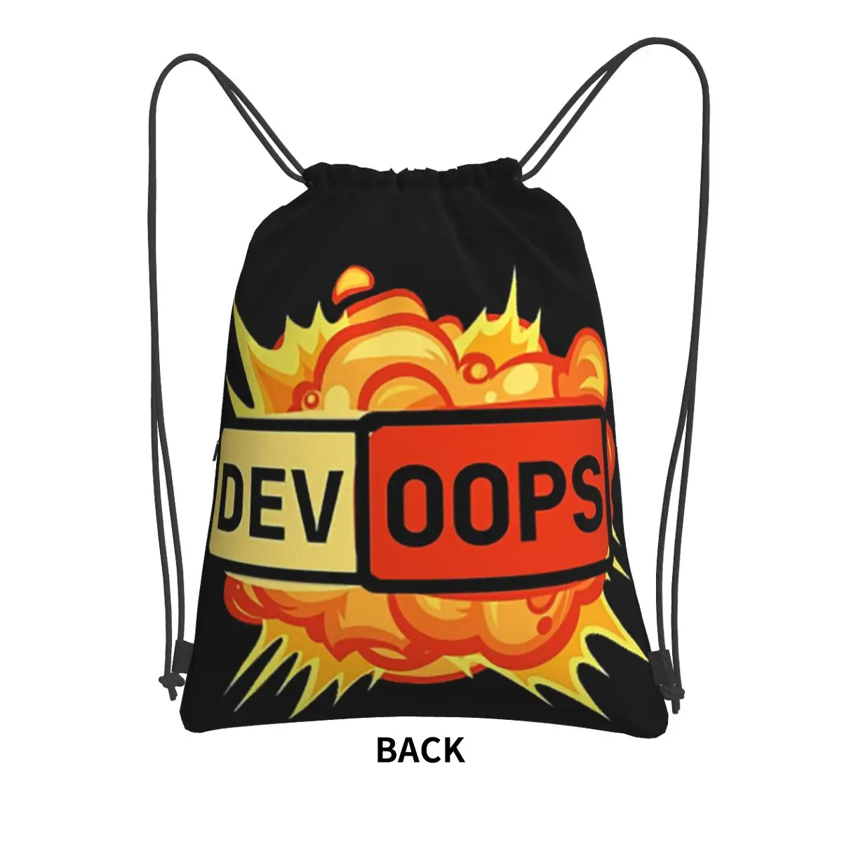 Devoops Devops Aufkleber tragbare Rucksäcke Kordel zug Tasche lässig Kordel zug Bündel Tasche Kleinigkeiten Taschen für Schüler