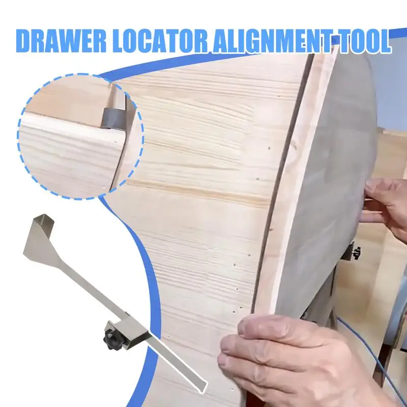 Cabinet Hardware Template Metal Drawer Installation Assistant Adjustable Drill Hole Guide Professional Power Tool Accessory Jigs