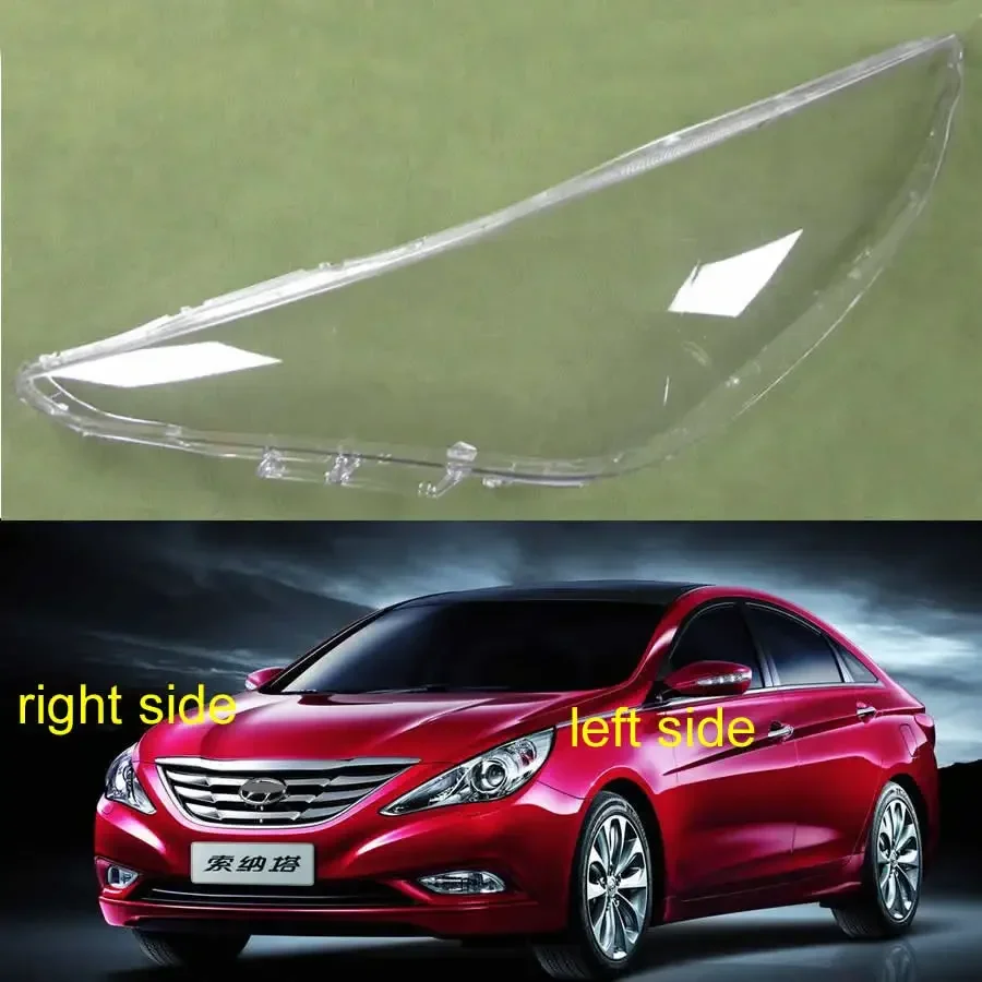 

Для Hyundai Sonata 2011 2012 2013 2014 автомобильные аксессуары крышка для объектива фары прозрачный абажур налобный фонарь из оргстекла