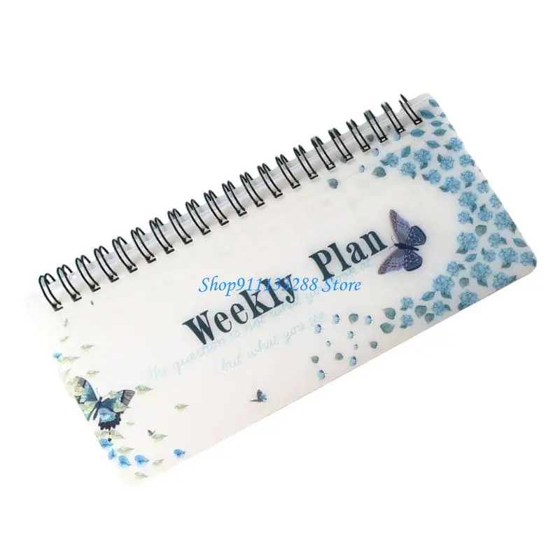 

G88D Twin-coil Binding Planner Tearable Page Journal Notebook Appointment Diary