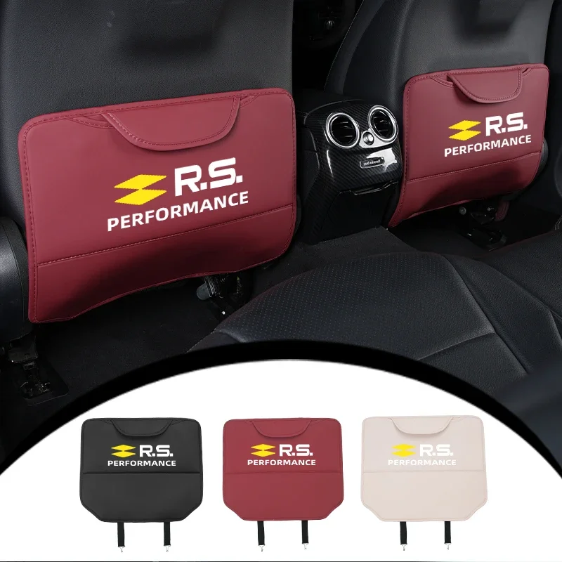 

Car Sticker Car Seat Anti-Kick Pad Seatback Storage Protector Cover Accessories For Renault QM6 Kardian Rafale Espace Trafic AUS