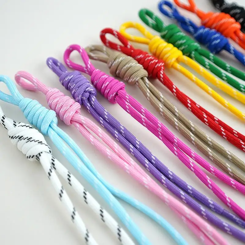 Handgeflochtenes Handgelenk-Lanyard-Band, bunt gestreift, Anti-Verlust-Handseil für Handyhülle, Schlüsselanhänger, DIY-Anhänger, Dekorationszubehörteile – Detail 2
