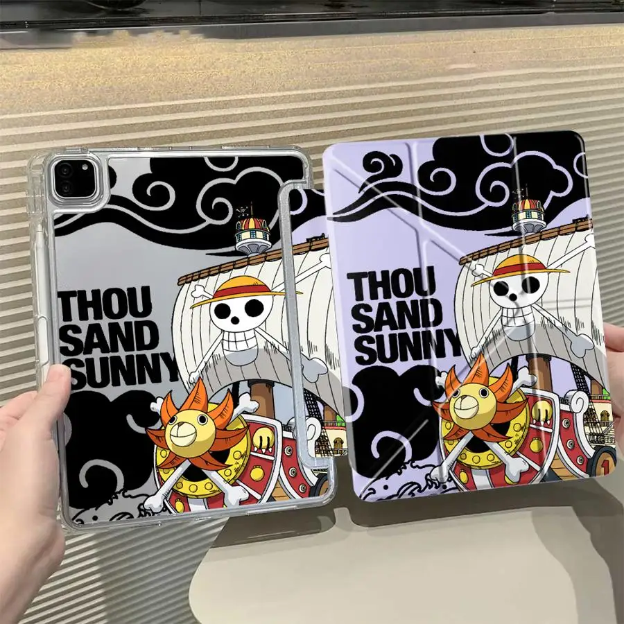 

Ones P-Piece Going Merry Y-Fold Holder Cover Tablet Case For iPad Pro 11th 10th 9th 8th 7th 12.9inch Mini 6 7 Air 4 5 M3 M2 1 2