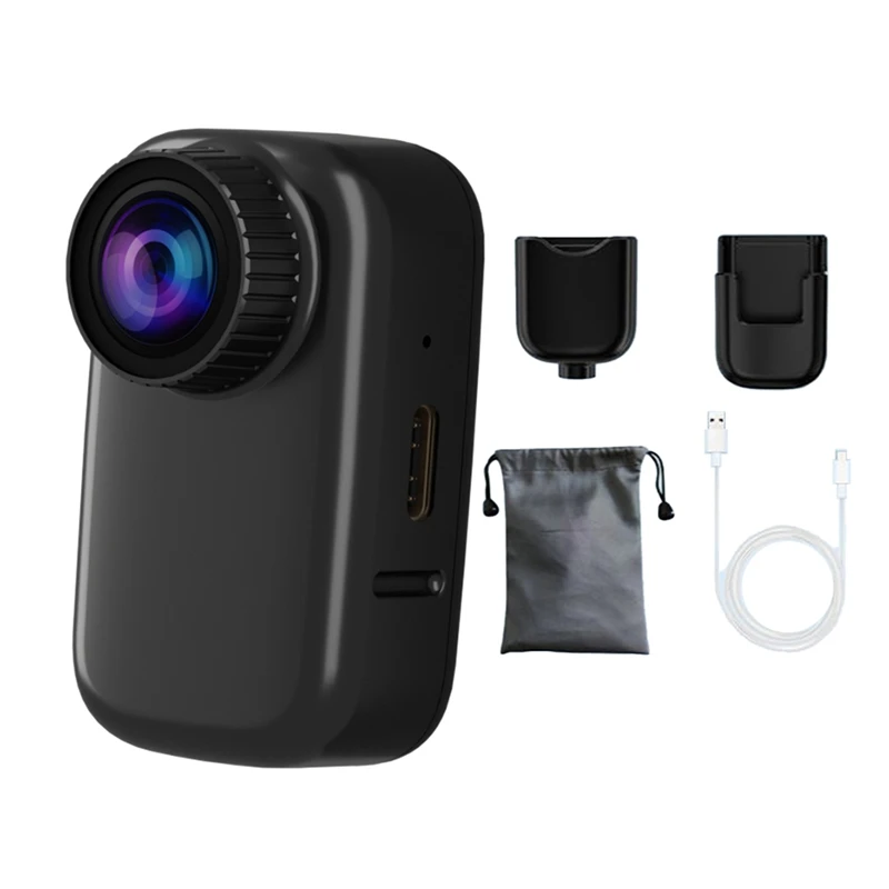 FUFU Action Thumb Camera Anti-Shake 4K WIFI Pocket Camera Wireless Remote Control Outdoor Cycling Bodycam Sports Camera