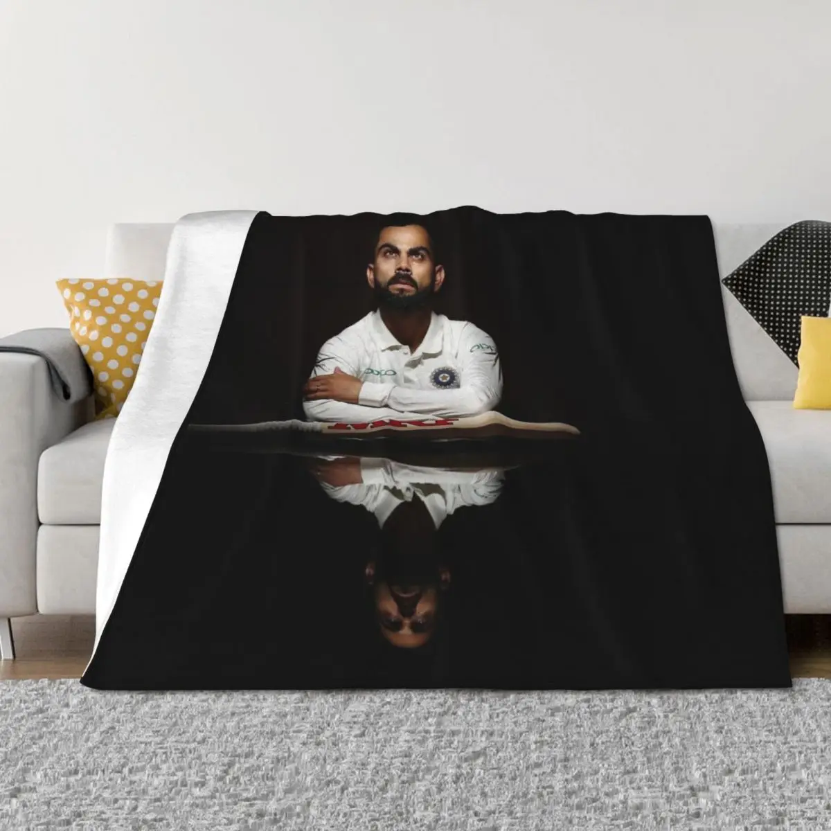 

Virat Kohli 5#081022 Throw Blanket Beach Extra Large Throw Bed Fashionable Thermals For Travel Blankets