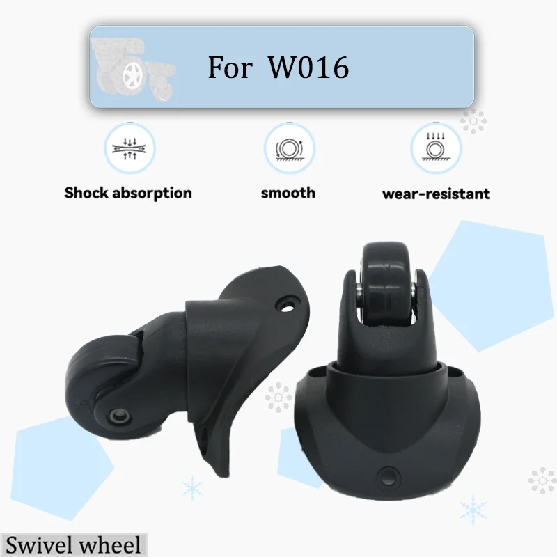 

For W016 Luggage Wheel Repair Kit - 360° Swivel Replacement Wheel + Screwdriver Compatible with Most Suitcases