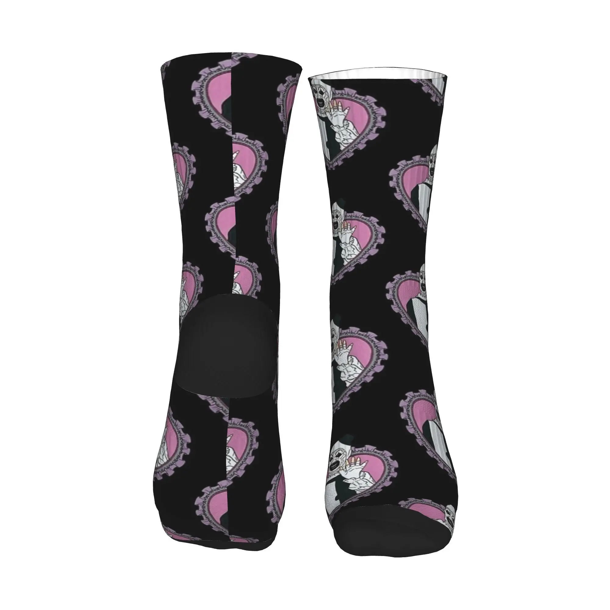 الجوارب الرجالية لطيف المرعب الحب فيلم الرعب هالوين الوردي القلب جوارب الخريف الجوارب الرجعية تصميم الجري عدم الانزلاق الجوارب