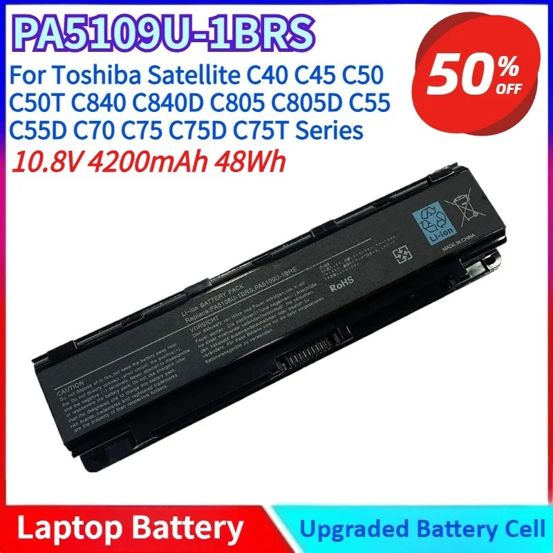 

Новый аккумулятор для ноутбука PA5109U-1BRS для Toshiba Satellite C40 C45 C50 C50T C840 C840D C805 C805D C55 C55D C70 C75 C75D C75T Series